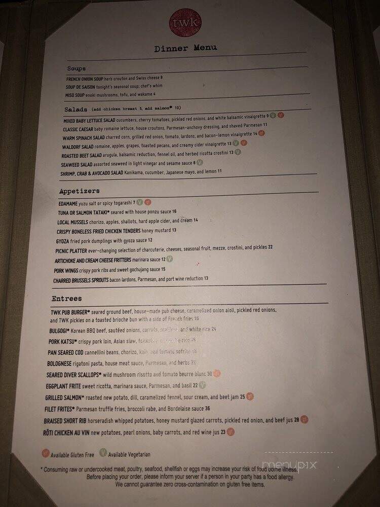 TWK - Winchester, MA menu_pic