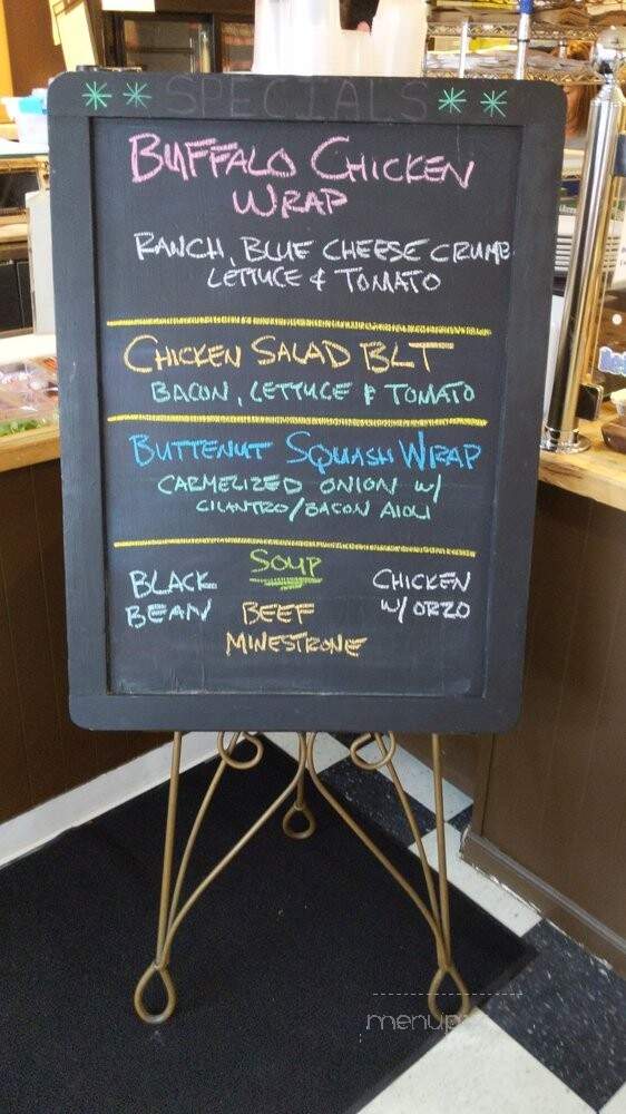 Blue Kangaroo Cafe - Barrington, RI menu_pic