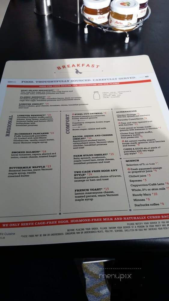 The Windward Resturant - Newport, RI menu_pic