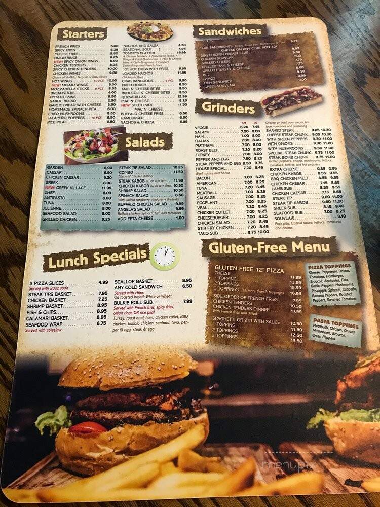 South Side Tavern - Manchester, NH menu_pic