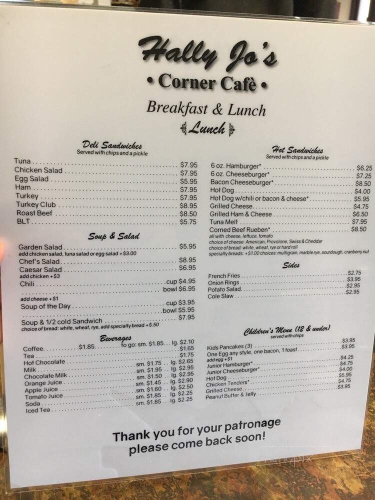 Hally Jo's Corner Cafe - Deep River, CT