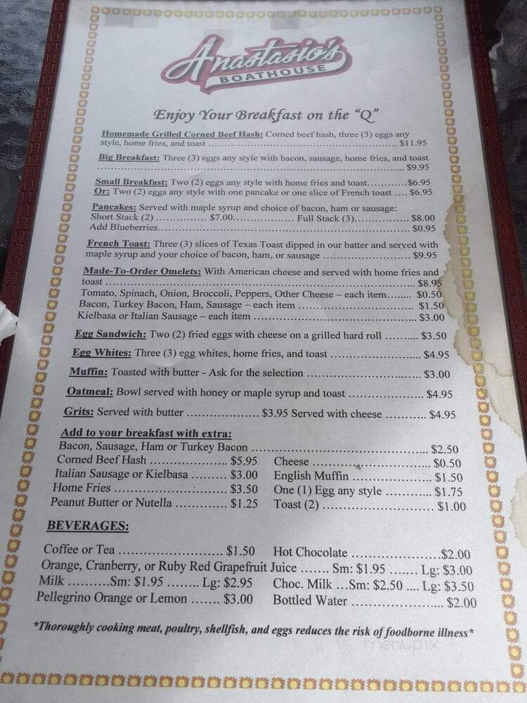 Boat House Cafe - New Haven, CT menu_pic