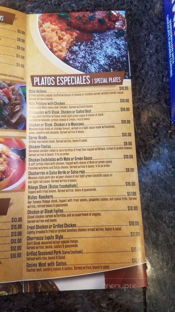 Casa Lupita - Bayonne, NJ menu_pic