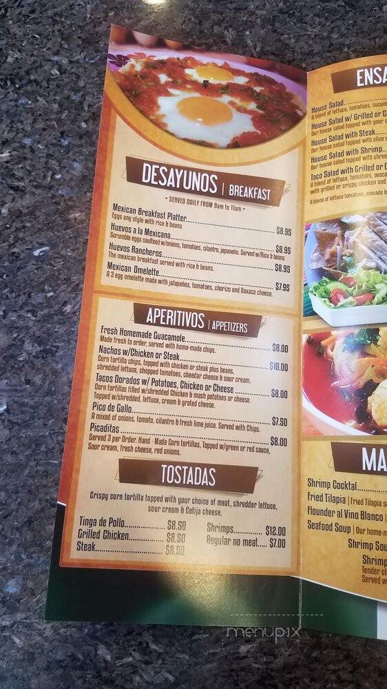 Casa Lupita - Bayonne, NJ menu_pic