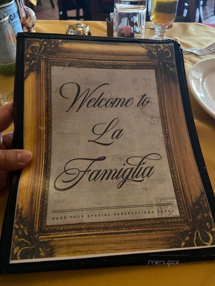 La Familia Ristorante & Pizzeria - Caldwell, NJ menu_pic