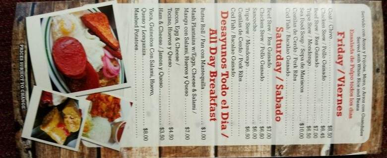 My Family Deli - Woodland Park, NJ menu_pic