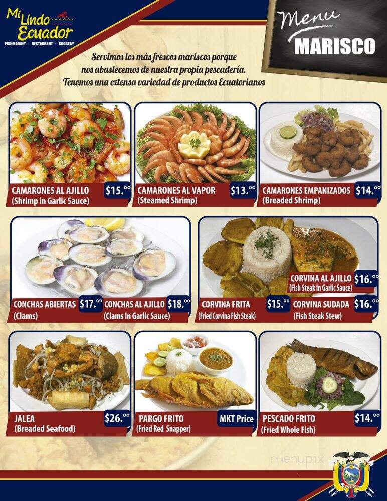Mi Lindo Ecuador - Newark, NJ menu_pic