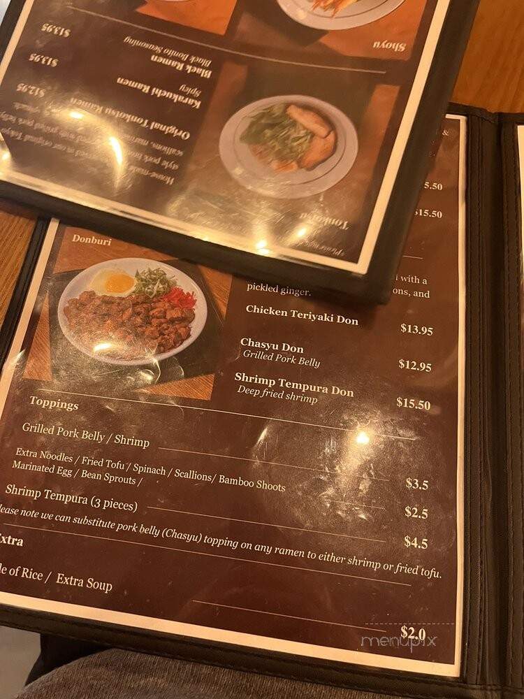 Menya Sandaime - Fort Lee, NJ menu_pic