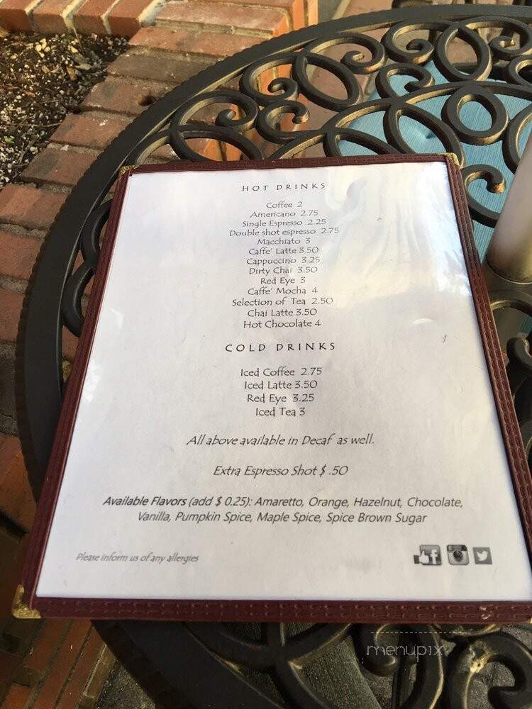 Green Pear Cafe - Hoboken, NJ menu_pic