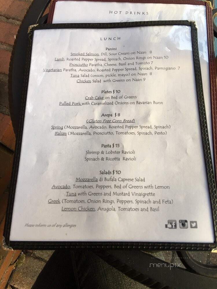 Green Pear Cafe - Hoboken, NJ menu_pic