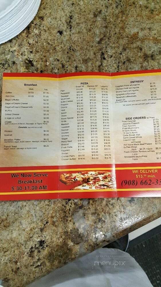Slices Pizza - Elizabeth, NJ menu_pic