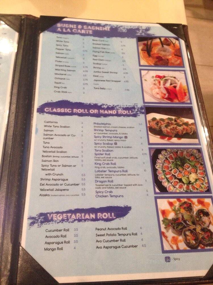 Blue Wazabi - Madison, NJ menu_pic