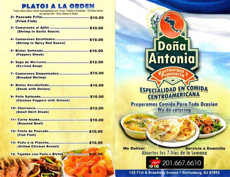 Dona Antonia Restaurant - Guttenberg, NJ