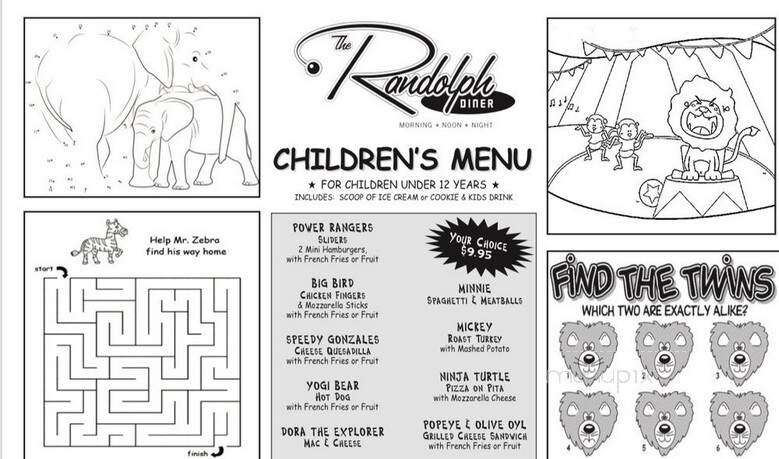 Randolph Diner - Randolph, NJ menu_pic