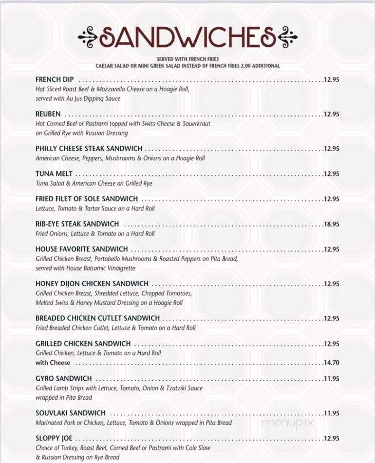 Randolph Diner - Randolph, NJ menu_pic