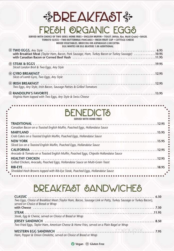 Randolph Diner - Randolph, NJ menu_pic
