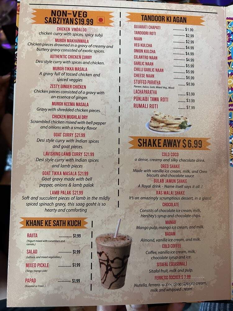 Bombay Spice - Edison, NJ menu_pic