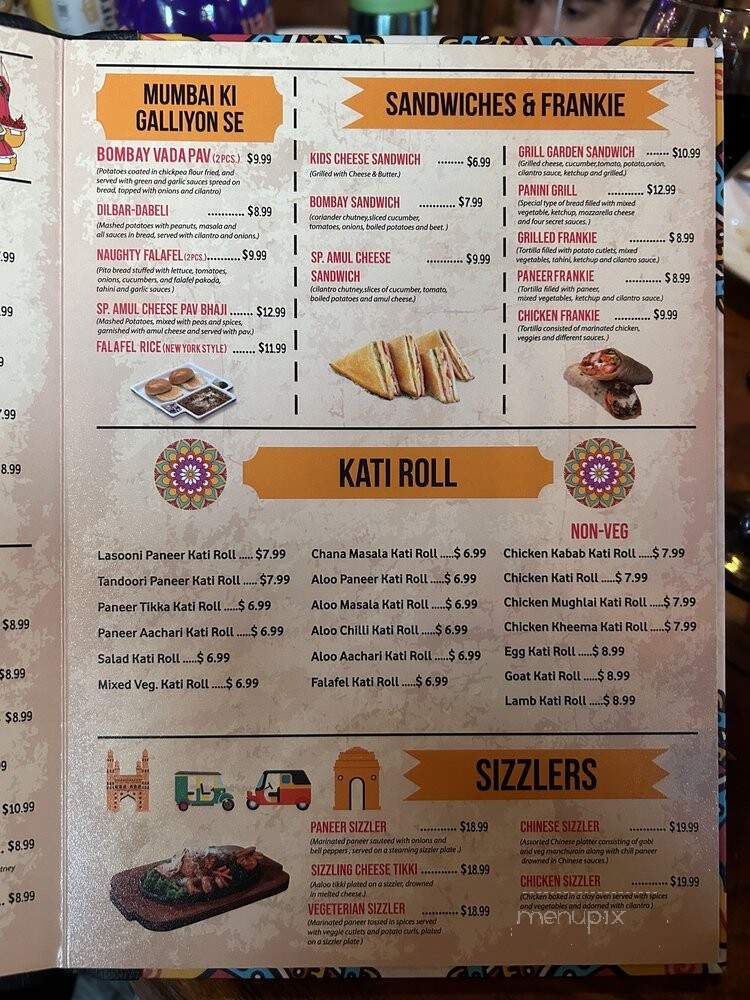 Bombay Spice - Edison, NJ menu_pic