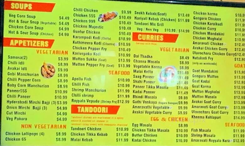 Bawarchi Biryani Corner - Edison, NJ menu_pic