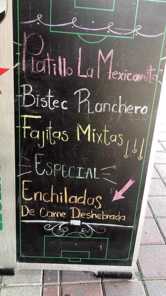 La Mexicanita - West New York, NJ menu_pic