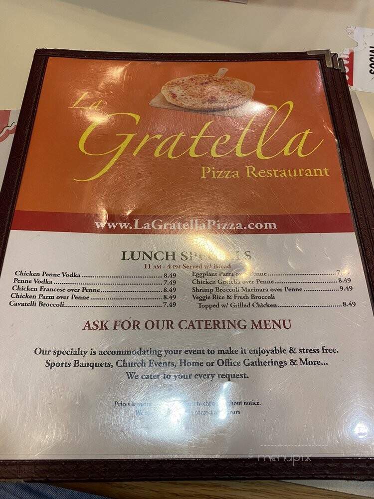 La Gratella - Ledgewood, NJ menu_pic