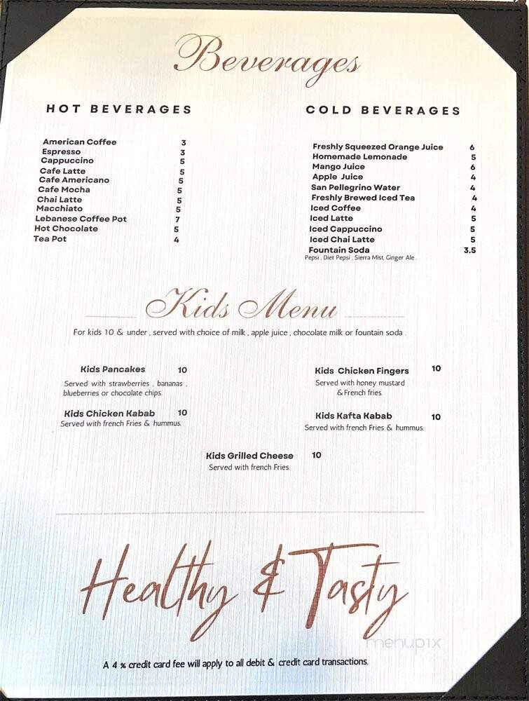 Madison Cafe & Grill - Cresskill, NJ menu_pic
