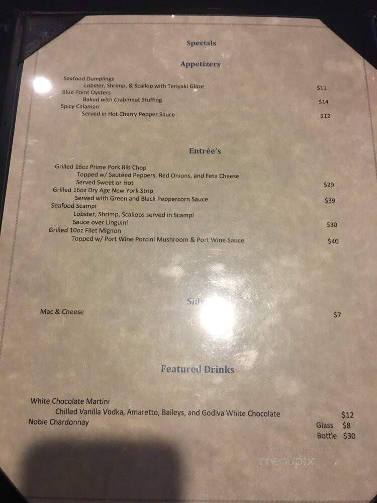 Neil Michael's Steakhouse - Atlantic Highlands, NJ menu_pic