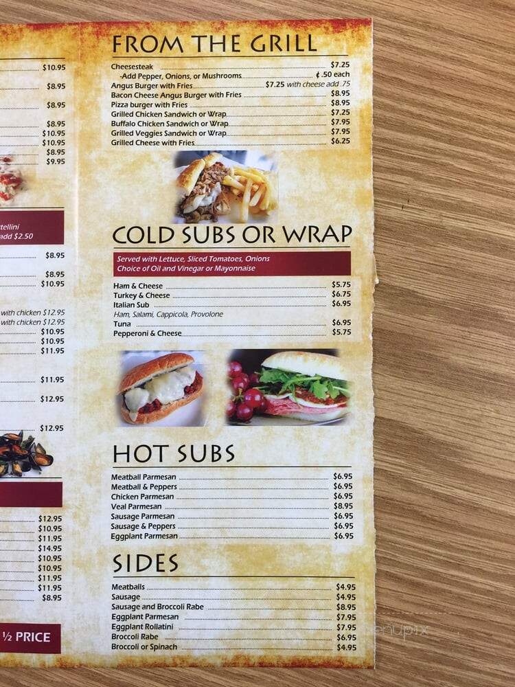 Antimo's Pizzeria & Restaurant - Randolph, NJ menu_pic
