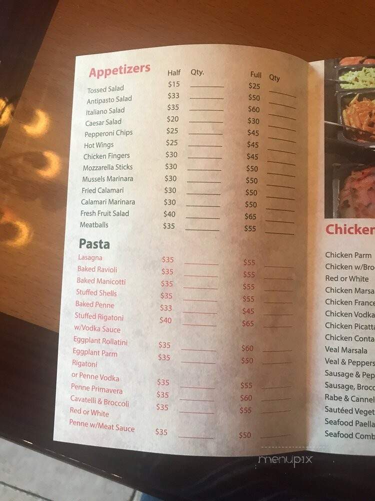 Frank's Pizza & Italian Restaurant - East Stroudsburg, PA menu_pic