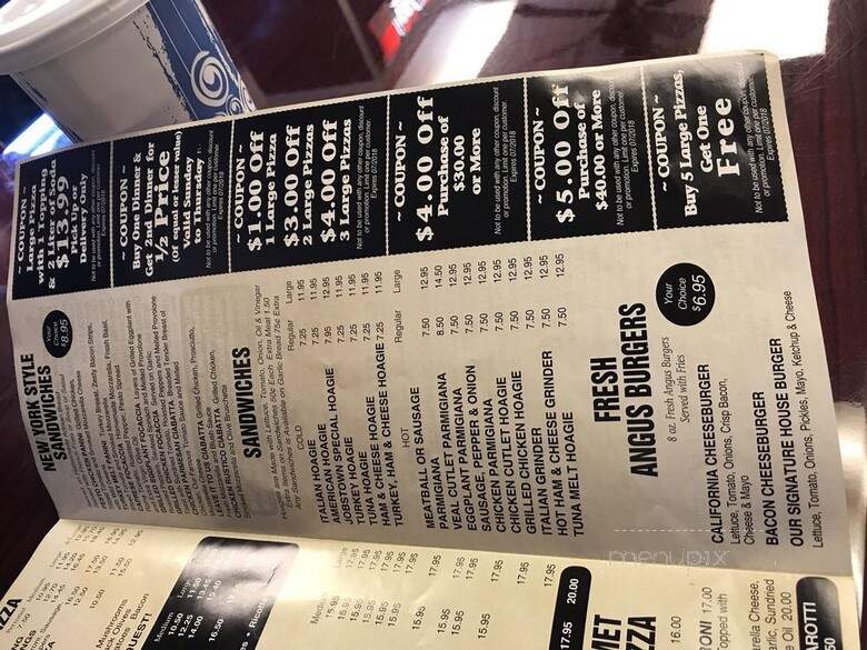 Jobstown Pizza and Grill - Jobstown, NJ menu_pic