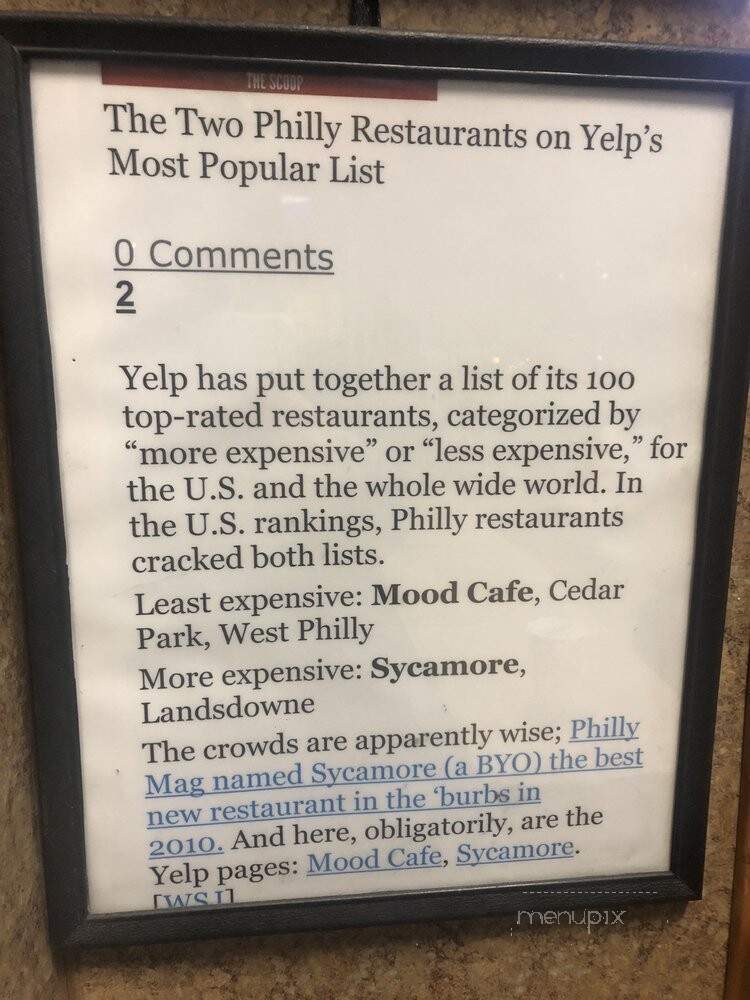 Mood Cafe - Philadelphia, PA