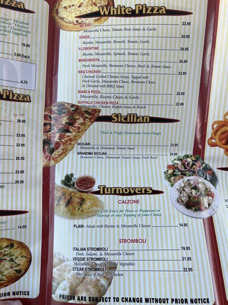 Jojo Pizza - Cape May, NJ menu_pic