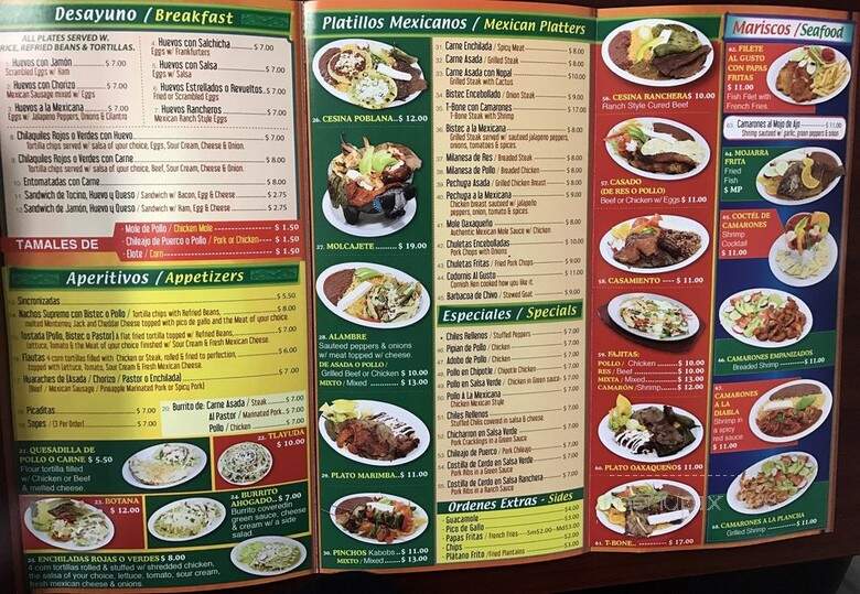Mi Tierra Mexican Resturant - New Brunswick, NJ menu_pic