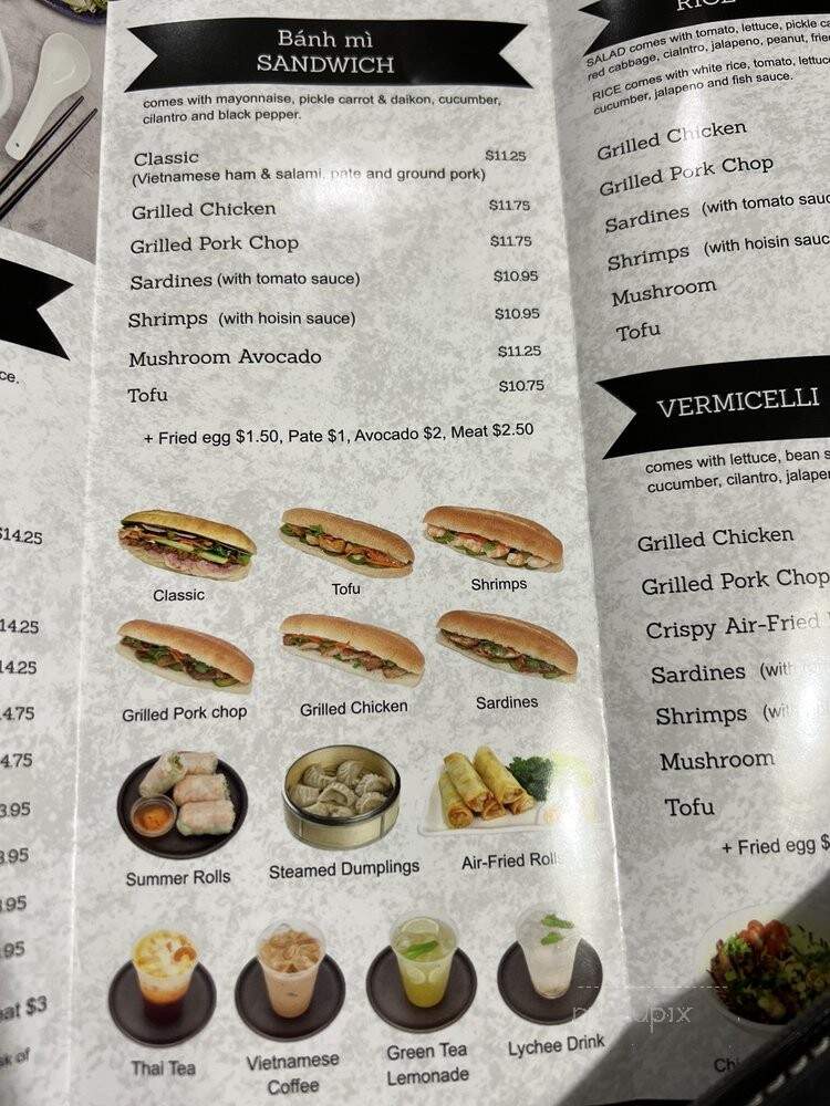 Quynh's Banh Mi - New York, NY menu_pic