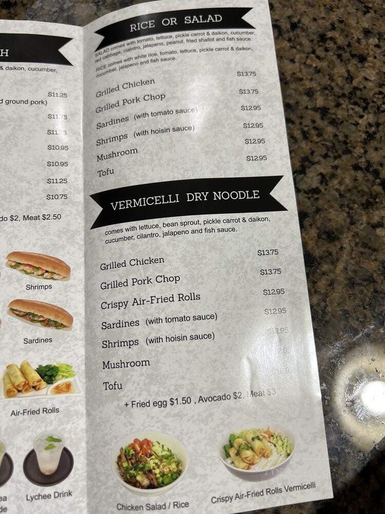 Quynh's Banh Mi - New York, NY menu_pic