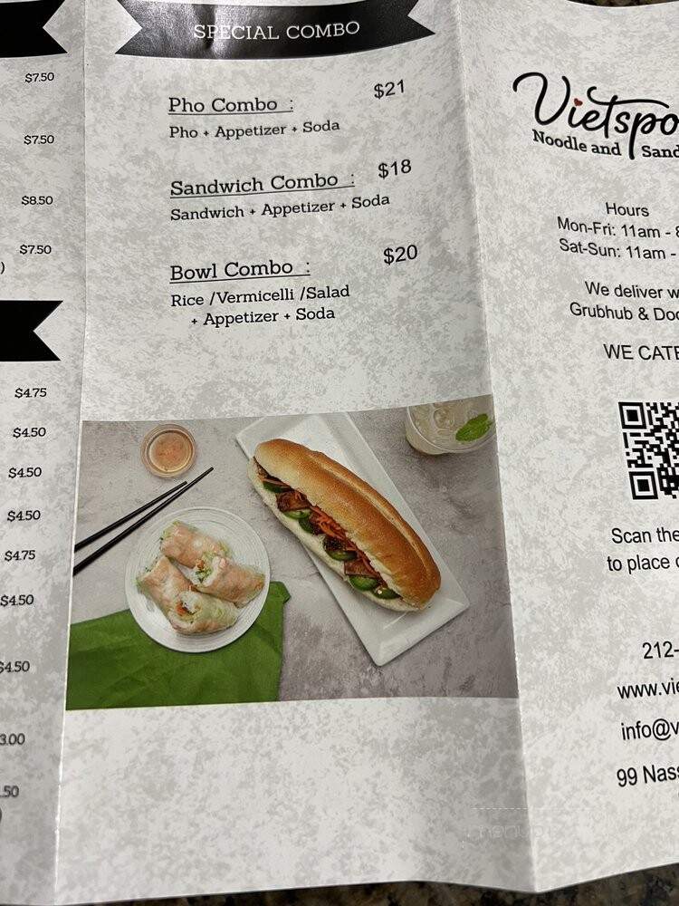 Quynh's Banh Mi - New York, NY menu_pic