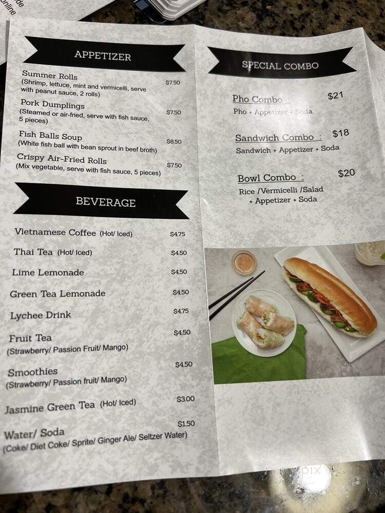 Quynh's Banh Mi - New York, NY menu_pic