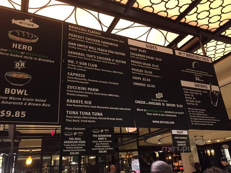 No 7 Sub - New York, NY menu_pic