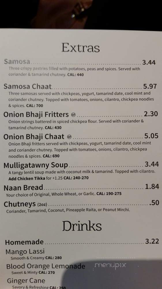 Indikitch - New York, NY menu_pic