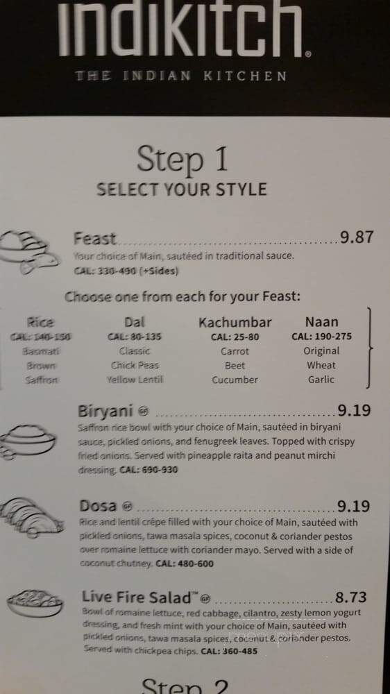 Indikitch - New York, NY menu_pic