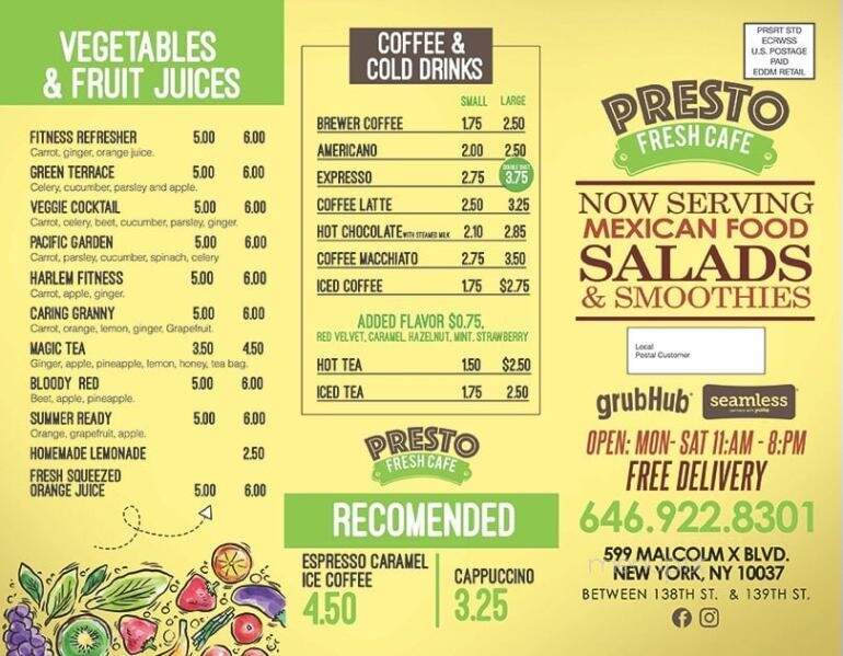 Presto Fresh Cafe - New York, NY