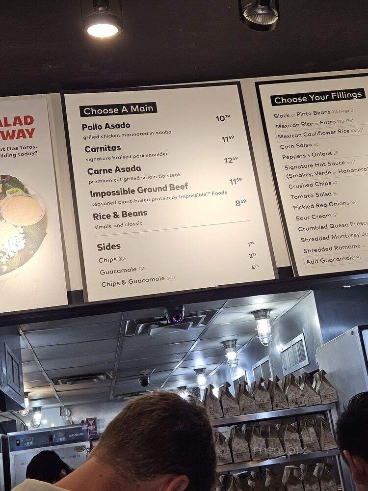 Dos Toros - New York, NY menu_pic