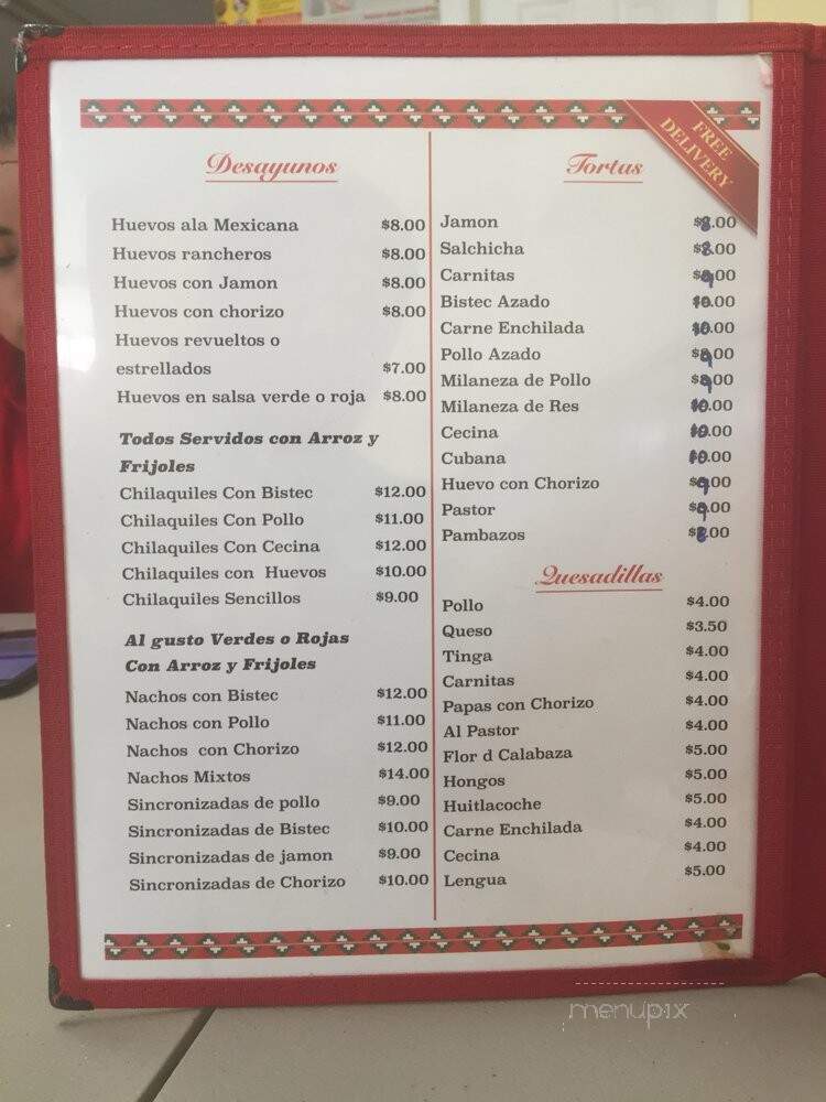 Joey Armadillo's - Elm Park, NY menu_pic