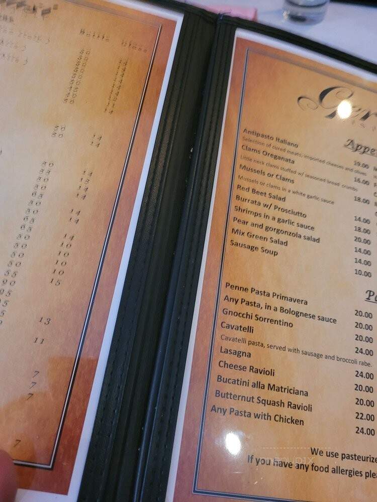 Gerbasi Ristorante - Bronx, NY menu_pic