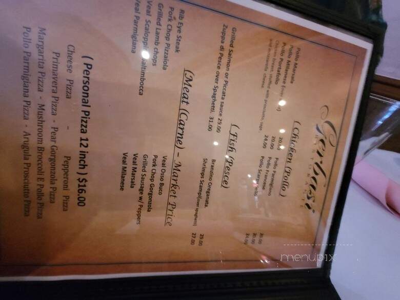 Gerbasi Ristorante - Bronx, NY menu_pic