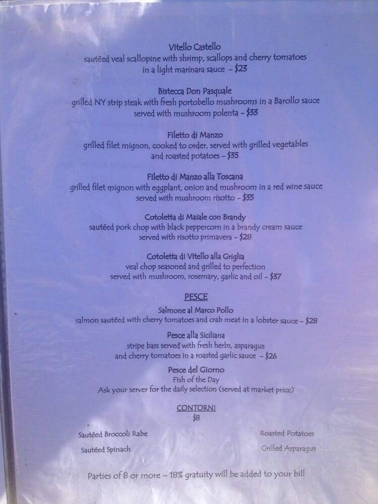 Due Ponti - Whitestone, NY menu_pic