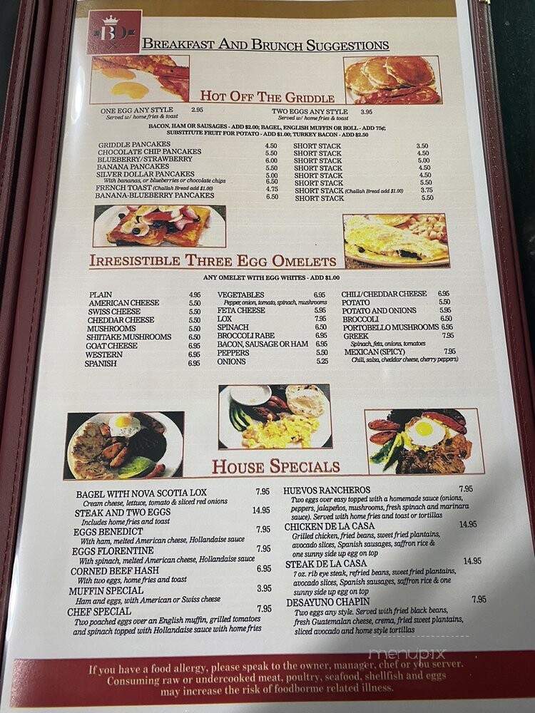 Burger Diner - Peekskill, NY menu_pic