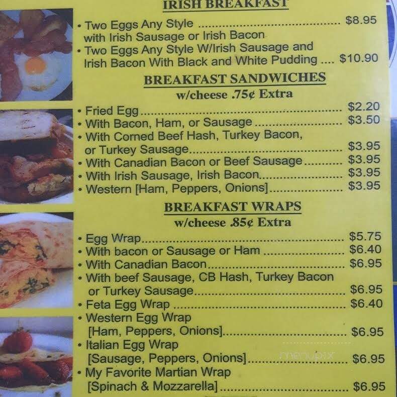 Pelham Cafe Diner - Pelham Manor, NY menu_pic