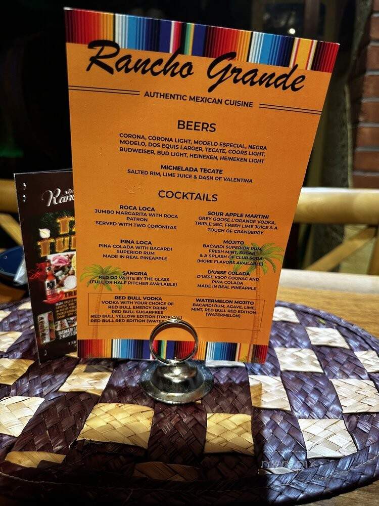 Rancho Grande - Yonkers, NY menu_pic
