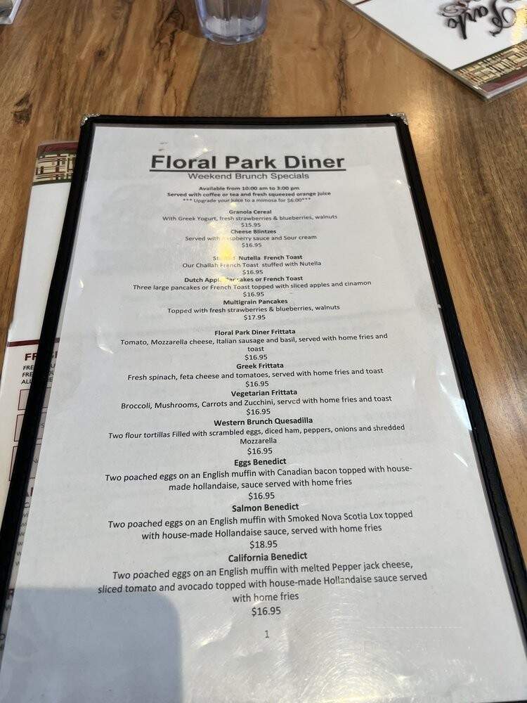 Floral Park Diner - Floral Park, NY menu_pic